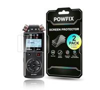 Powfix Screen Protector for Tascam DR-05XP Handy Recorder, Ultra-Thin Transparent HD Soft Film, Anti-Scratch Bubble Free Non-Breakable, 2 Pack