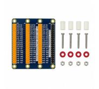 Powice GPIO Expansion Board for Raspberry Pi 5 / 4B / 3B+ / 3B / 2B / 1B - 1 to 3 GPIO Splitter Board, 40 Pin GPIO Expansion Board for DIY Electronics, Robotics and Smart Home Projects