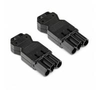 Powice GST18 feed plug, 2 pieces, Wieland plug compatible, GST18 power system plug for LED lighting, light strips and power distribution, Wieland socket alternative