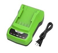 Powilling 24V Lithium Ion Battery Charger Compatible with Greenworks 24V Battery 29842 29852 29322 G-24 24V
