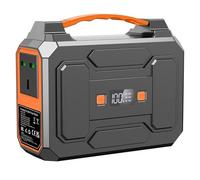 Powkey 100W Portable Power Station 97.68Wh/ 27000mAh,Outdoors,Orange | Solar generator 100W Camping Power Pack AC/DC/USB/Type C Outlet