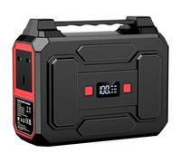 Powkey 100W Portable Power Station 97.68Wh/ 27000mAh,Outdoors,Red | Solar generator 100W Camping Power Pack AC/DC/USB/Type C Outlet