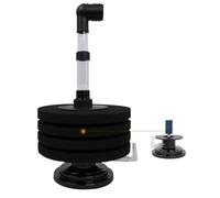 Powkoo Sponge Filters for Aquarium Fish Tank - Quiet Air Driven Sponge Filter with Air Stone