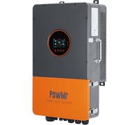 PowMr 12000W 48V Hybrid Solar Inverter | 120V/240V Split Phase | UL1741 Grid-Tie | Dual 100A MPPT 6.6KW+6.6KW Input | 200A Charger | Touchscreen | Works with or Without Battery