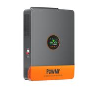 PowMr Hybrid Solar Inverter 12000W, 48V to 120/240V Split Phase Inverter, w/ 200A MPPT, Peak Power 24000W, Max PV 6.6KW, UP 6Unit Parallel, 48V Li/Lead-Acid/User Defined/Battery-Less, Off-Grid Systems