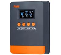 PowMr MPPT Solar Charge Controller 25Amp 12V/24V Auto, 25A MPPT Charge Controller Max.PV Input 60V, Work with Lead-Acid and Lithium Batteries