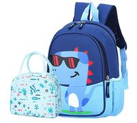 POWOFUN 13 inch Kids Kindergarten Preschool Travel Unicorn Backpack Cute Cartoon Schoolbag Backpack Fit A4 With Lunch Bag