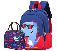 POWOFUN 13 inch Kids Kindergarten Preschool Travel Unicorn Backpack Cute Cartoon Schoolbag Backpack Fit A4 With Lunch Bag