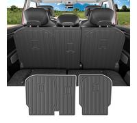 powoq 6&7 Seats Cargo Mat Compatible with 2024 2025 KIA EV9 Trunk Liner 2nd Backrest Mat TPE Cargo Liner Trunk Mat Replacement for 2024 2025 KIA EV9 Accessories (2nd Row Backrest Mat)