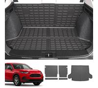 powoq Cargo Liner Compatible with 2023 2024 Honda HRV Car Trunk Mat TPE Backrest Mat Replacement for 2023 2024 Honda HRV Accessories (2023-2024 HRV, Rear Backrest Mat+Rear Trunk Mat)