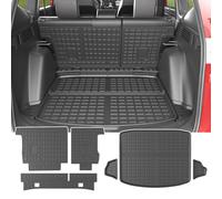 powoq Cargo Mat Compatible with 2017-2022 Honda CRV Backrest Mat Replacement for 2017 2018 2019 2020 2021 2022 Honda CRV Accessories (Fit 2017-2022 Fuel Model, Rear Backrest Mats+Rear Trunk Mat)