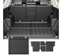 powoq Fit 2010-2022 Toyota 4Runner Cargo Mat Back Seat Protector TPE Material Trunk Mat Backrest Mat for 5 Seater Accessories