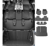 powoq Fit 2020-2023 Toyota Highlander Cargo Mat Floor Mats for 2020 2021 2022 2023 Toyota Highlander Accessories (Floor Mats+Rear Trunk Mat)