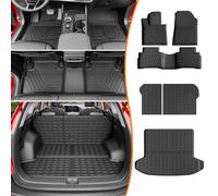 powoq Floor Mats Compatible with 2023-2024 Kia Sportage Trunk Mat Backrest Mat All Season Protection Cargo Liner(Not Fit Hybrid) Replacement for 2023 2024 Kia Sportage Accessories