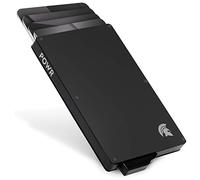 POWR Card Holder Wallet, Mens Minimalist Slim Metal RFID Blocking Contactless Card Protector