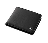 POWR Mens Wallet, Genuine Leather, RFID Blocking Bifold Credit Card Holder, 6 Slots Plus 2 Note Compartments, Id Window Slot, Stylish Minimalist Design Gift Box (Black)