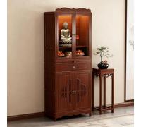 POWRZZZY Personal Shrine Table Meditation Buddhist Altar Chinese Cabinet Pedestal Offering Foyer Tables for Entryway Family Worship (52x33x170cm)