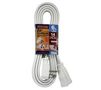 POWTECH Heavy Duty 6 FT Air Conditioner and Major Appliance Extension Cord UL Listed 14 Gauge 125V 15 Amps 1875 Watts Grounded 3-Pronged Cord