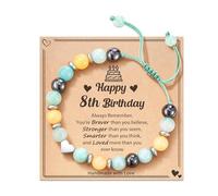 POWWA Birthday Jewelry Bracelets for 8 Year Old Girls - Gifts for Ages 6-10, Daughter, Granddaughter, Niece