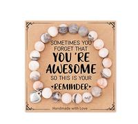 POWWA Gifts for Women, Birthday Inspirational Retirement Gifts for Women Teen Girls Her Teenage Best Friend Female Unique Small Idea Jewlery Present Xmas Christmas