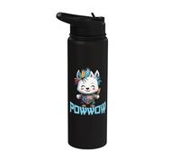 Powwow Native American Indigenous Celebration Stainless Steel Insulated Water Bottle