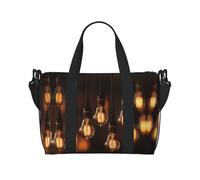 Powzjzw A Row of Bulbs. Travel Duffle Bag Weekender Carry On Tote Bags for Women Hospital Bags for Labor and Delivery Overnight Luggage Bag