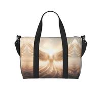 Powzjzw Angel's Wings Travel Duffle Bag Weekender Carry On Tote Bags for Women Hospital Bags for Labor and Delivery Overnight Luggage Bag
