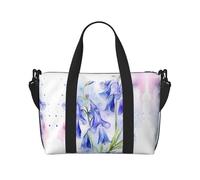 Powzjzw Lily of The Valley Travel Duffle Bag Weekender Carry On Tote Bags for Women Hospital Bags for Labor and Delivery Overnight Luggage Bag