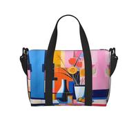 Powzjzw Matisse Style Abstract Paintings Travel Duffle Bag Weekender Carry On Tote Bags for Women Hospital Bags for Labor and Delivery Overnight Luggage Bag