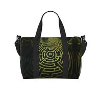Powzjzw Mazes Travel Duffle Bag Weekender Carry On Tote Bags for Women Hospital Bags for Labor and Delivery Overnight Luggage Bag