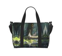Powzjzw The Girl by The River. Travel Duffle Bag Weekender Carry On Tote Bags for Women Hospital Bags for Labor and Delivery Overnight Luggage Bag