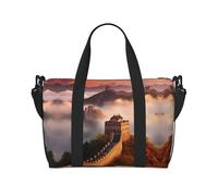 Powzjzw The Great Wall Travel Duffle Bag Weekender Carry On Tote Bags for Women Hospital Bags for Labor and Delivery Overnight Luggage Bag