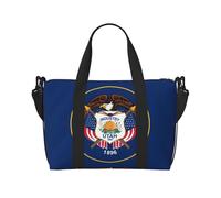 Powzjzw Utah Flag Travel Duffle Bag Weekender Carry On Tote Bags for Women Hospital Bags for Labor and Delivery Overnight Luggage Bag