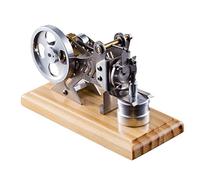 POXL Vacuum Flame Licker Eater Stirling Engine Model Motor Steam Powered Toy for Kids Over 8 Years Old