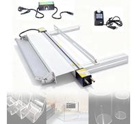Poxvythb Acrylic Plastic Bender Strip Heater, for 1-6mm Thickness, 30cm/60cm/125cm Portable, for Acrylic, Plexi Glass, PVC, PC, ABS, PP, Bending Machine with Bracket and Angle,125cm