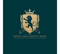 POYAL LION Sketchbook: A Large Square Sketchbook with Blank and White Paper - 100 Pages ( 8.25" x 8.25" ) for Drawing, Sketching, Painting and Recording Creative Ideas.