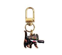 POYAMUSE Lovely Cat Keychain Kitty Keyring for Women Men Pet Memorial Jewelry, D 1pcs Killer-tortoiseshell, S