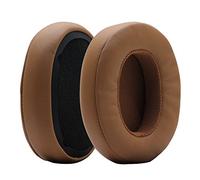 Poyatu Replacement Earpads Compatible for Skullcandy Crusher/ANC/EVO Bluetooth Wireless Hesh 3 & EVO & ANC Headphones Gray/Tan Memory Foam Ear Cushions Earbuds Ear Pads Repair Parts Brown