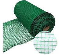 POYEE 1.2x20m Garden Fence Temporary Fence, Plastic Mesh Fence Safety Fence | Temporary Netting, Snow Fencing, Construction, Animal Barrier, Dog, Deer, Chicken, Poultry, Deer, Rabbit, Green