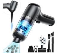 POYET Handheld Vacuum Cordless, Mini Car Vacuum Cleaner, 3 in 1 Portable Rechargeable Dust Buster & Air Blower & Hand Pump Powerful Small Vacuum for Home, Office Car Cleaning
