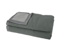 Poyet Motte - Aubisque Wool Blanket - Charcoal Grey/Mouse Grey, Anthracite/Souris, 240x180 cm