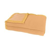 Poyet Motte - Aubisque Wool Blanket, Maize/Champagne Colour, Mais/Champagne, 240x180 cm