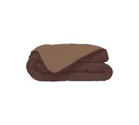 Poyet Motte Calgary Polyester Duvet Chocolate/Mocha, polyester, Chocolat/Moka, 200x200x1 cm