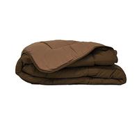 Poyet Motte Calgary Polyester Duvet Chocolate/Mocha, polyester, Chocolat/Moka, 220x160x1 cm
