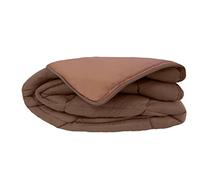 Poyet Motte Calgary Polyester Duvet Chocolate/Mocha, polyester, Chocolat/Moka, 240x220x1 cm