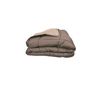 POYET MOTTE - Calgary Range - Two-Tone Polyester Duvet - Taupe/Linen - 200 x 200 cm