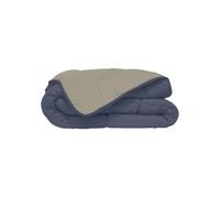 POYET MOTTE - Calgary Range - Two-Tone Polyester Petrol/Putty Duvet - 140 x 200 cm