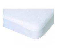 Poyet Motte COURLIS Mattress Protector Cotton White, Cotton, white, 200x140x1 cm