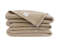 Poyet Motte Poleco Blanket in Polyester Fleece - Sand, polyester, sand, 260x240 cm