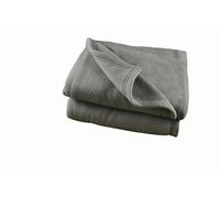 Poyet Motte Polex Fleece Blanket Polyester Steel, polyester, steel, 260x240 cm
